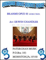 Brahms Opus 40 P.O.D. cover